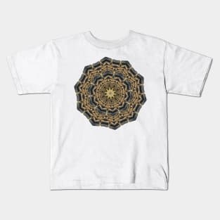 Building Bridges Mandala kaleidoscope Kids T-Shirt